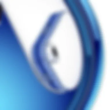 Close-up of Samsung Galaxy Z Fold's hinge mechanism