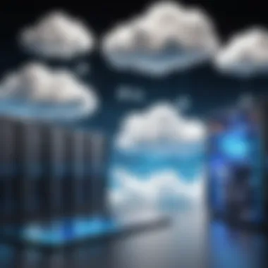 Scalability Features of Cloud vs. On-Premise Systems Diagram showcasing scalability features of cloud and on-premise systems