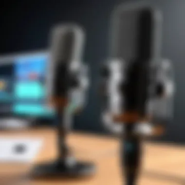 Seamless podcast recording with clip-on microphone