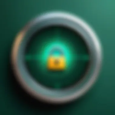 Secure chat lock illustration