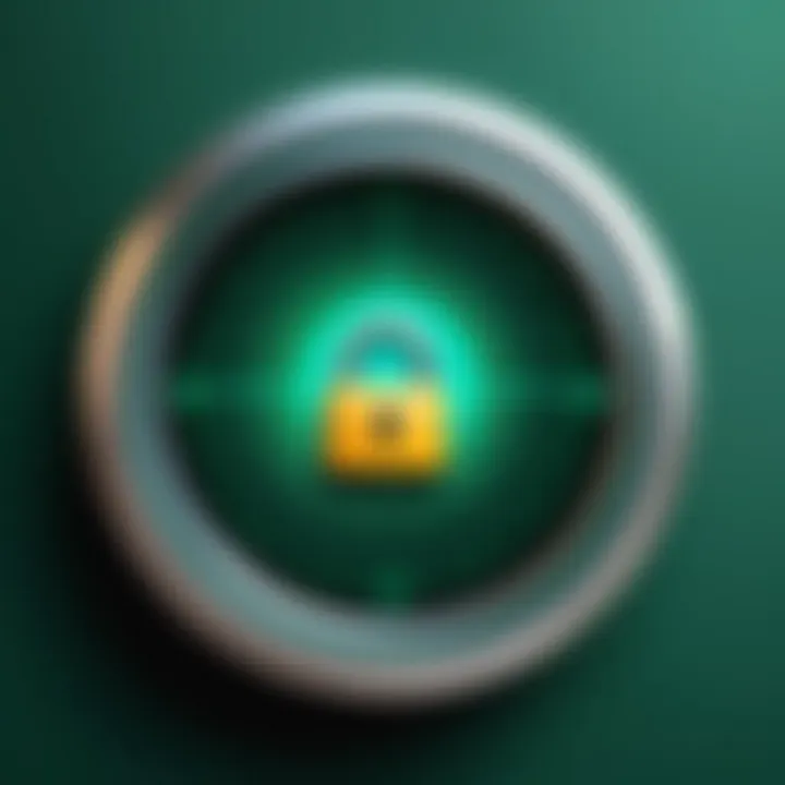 Secure chat lock illustration