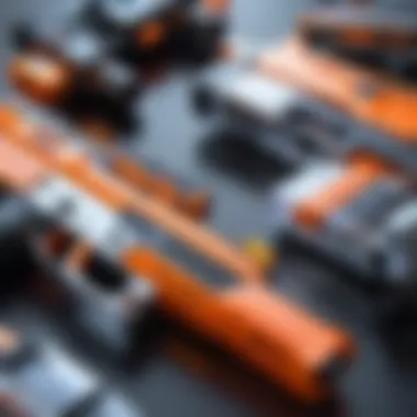 High-Tech Enthusiasts Engaging with Stampede Nerf Gun Features