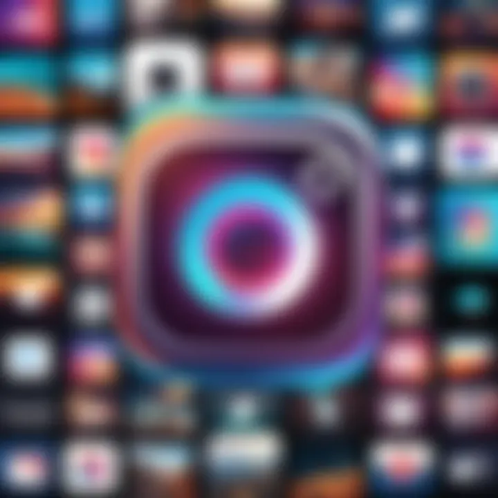 A montage of video clips combined for Instagram content.