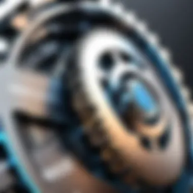 Issue Resolution Illustration depicting troubleshooting process with gears