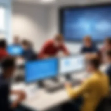 Collaborative Learning at Holberton Students collaborating on a software project