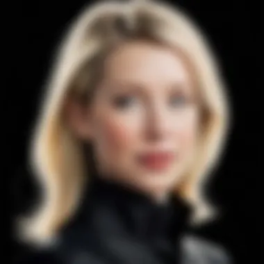 Elizabeth Holmes showcasing ambition