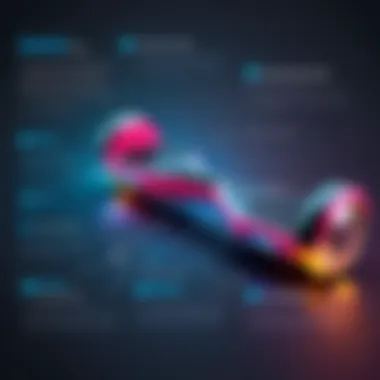 Safety Standards Overview An infographic showcasing safety standards for hoverboards and electric skateboards