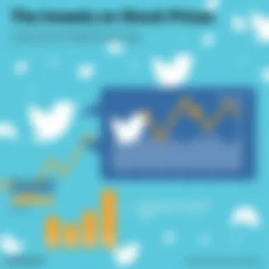 The Impact of Tweets on Stock Prices An infographic depicting the impact of tweets on stock prices