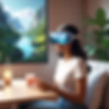 Serene Virtual Environment for Dating A serene virtual environment designed for social interactions