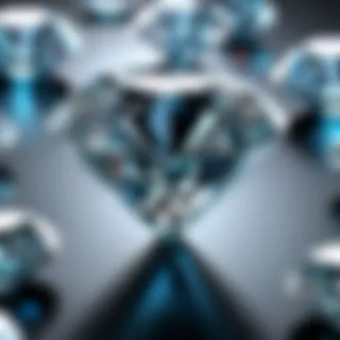 Symbolism of Love and Remembrance in Diamonds An artistic representation of love and remembrance through diamonds