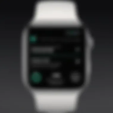 Notification alert from Uber on Apple Watch for ride updates