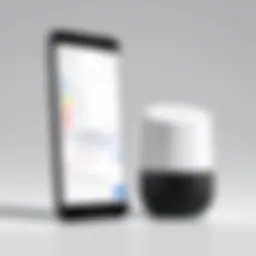 Visual representation of Google Assistant integrating with TikTok interface