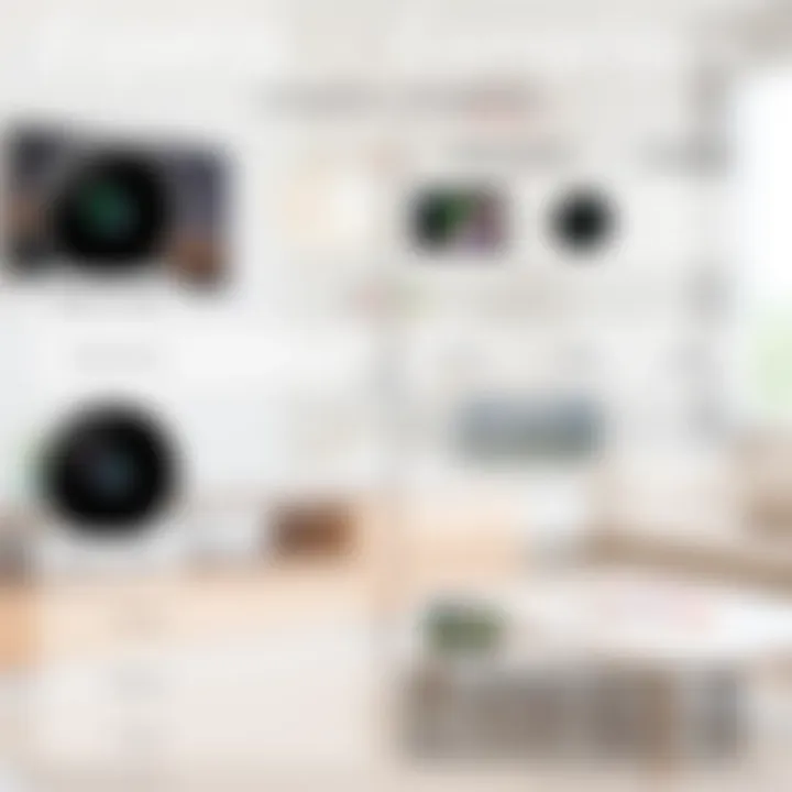 Comparison chart highlighting Nest Cam IQ versus competitors in the smart security market