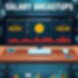 Visual representation of salary breakdown in startups