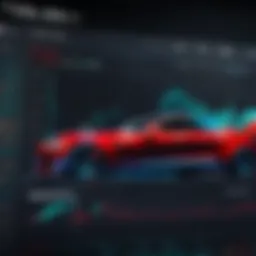 Tesla stock performance chart showing growth trends