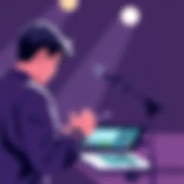 Artist interaction with the Pixel Music App from a performance perspective.