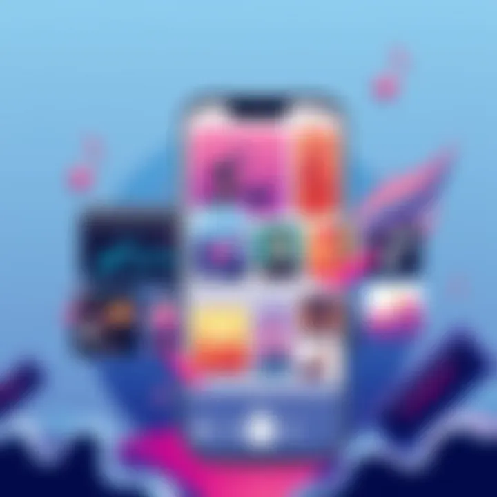 Diverse music genres available within the Pixel Music App.