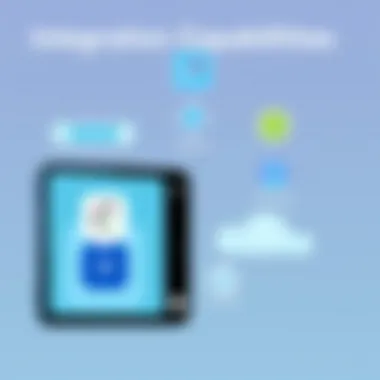 Integration options available within the Wix app