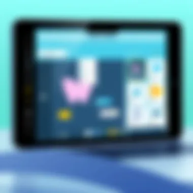 Wix app user interface showcasing design tools