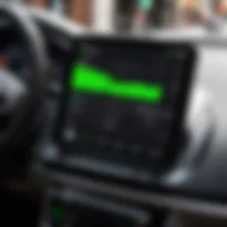 Dashboard interface of Uber Eats driver app