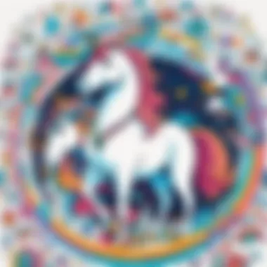 Diversity of Unicorn Startup Industries Visual representation of unicorn startup industries showcasing diversity