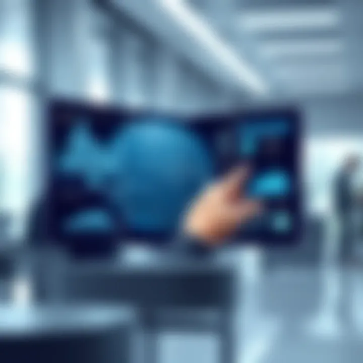 Enhanced User Experience with Foldable Technology User interacting with a Samsung foldable phone in a modern setting