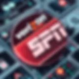 Symbolic Representation of Verizon and ESPN Collaboration Verizon and ESPN logos intertwined symbolizing partnership