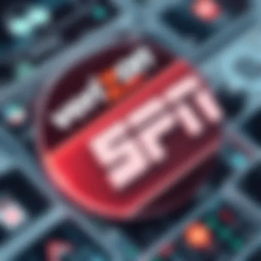 Symbolic Representation of Verizon and ESPN Collaboration Verizon and ESPN logos intertwined symbolizing partnership