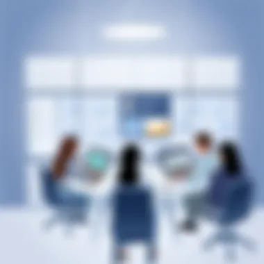 Virtual Workspace Collaboration Team collaboration in a virtual workspace environment