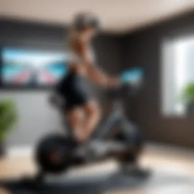 Personalized Training Experience in VR A personalized training module displayed on a VR interface