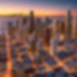 A panoramic view of San Francisco showcasing its iconic skyline.